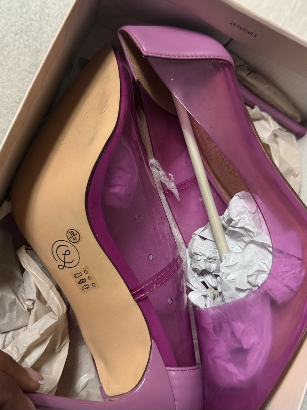 Chinese Laundry Patent Pointed Stiletto Pumps in Fuchsia - Picture 2 of 4